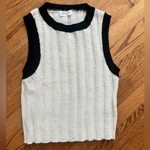 Ribbed sweater tank